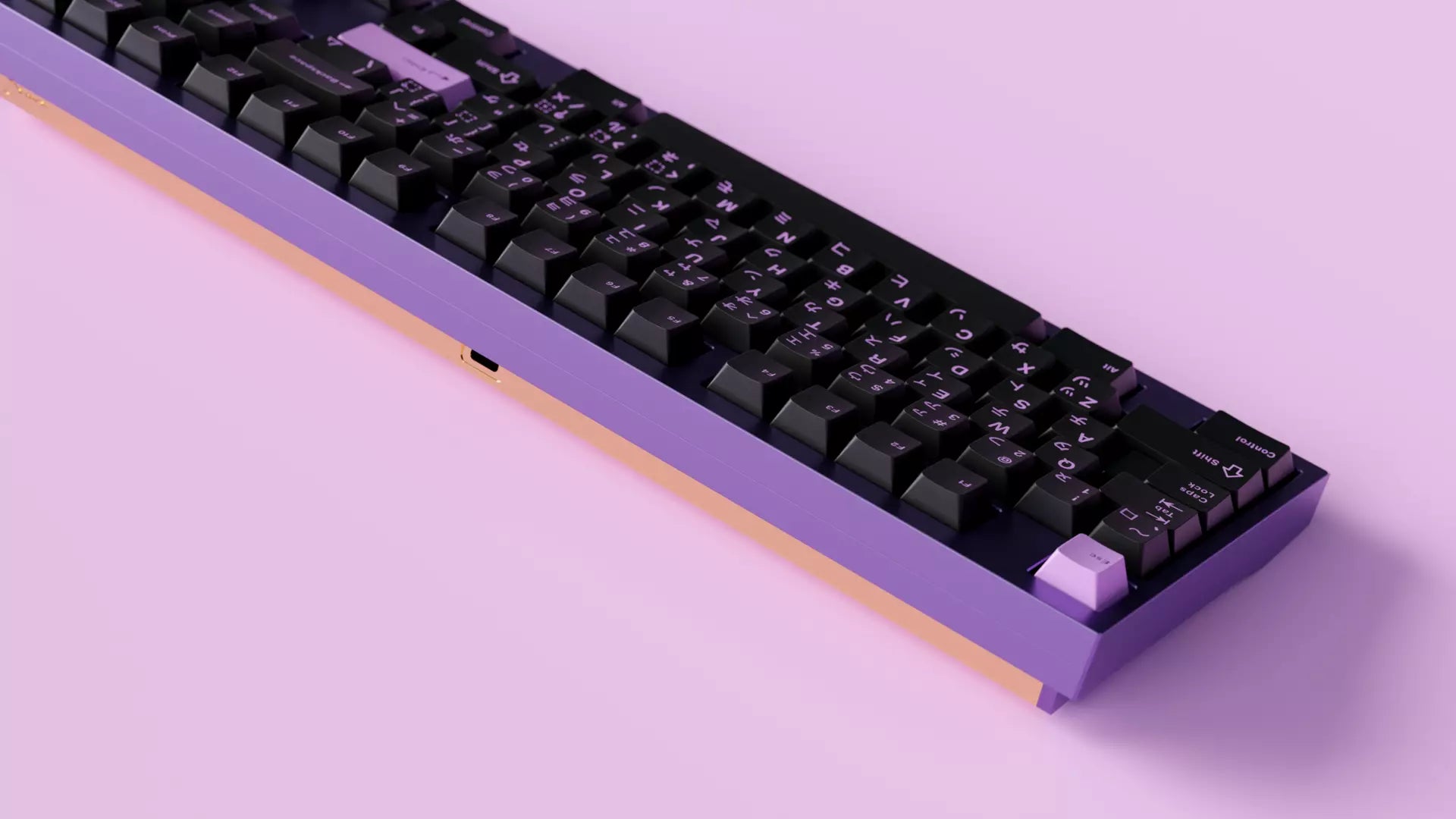 [GB] GMK Lilac on Black