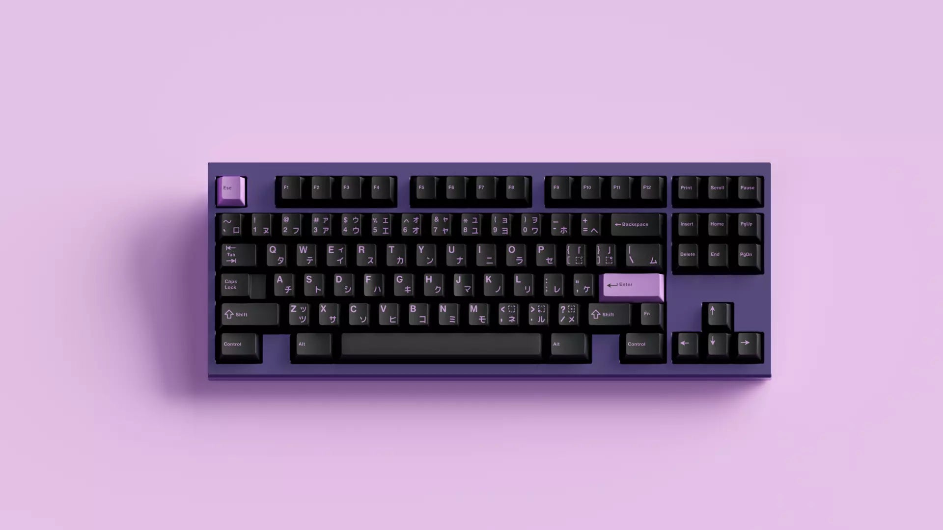 [GB] GMK Lilac on Black